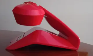 Teléfono fijo Sagemcom rojo