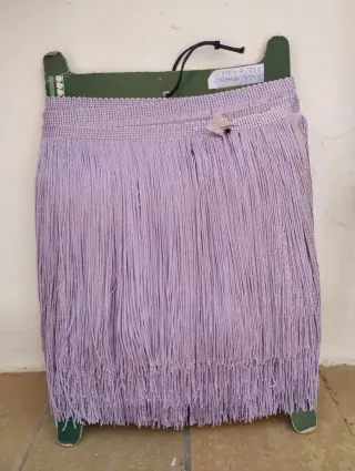 Flecos de 20 cm malva/ lila