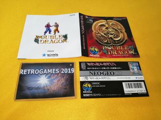 NEO GEO CD DOUBLE DRAGON NEOGEO SPINE CARD