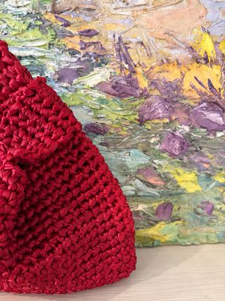 Bolso tejido a crochet