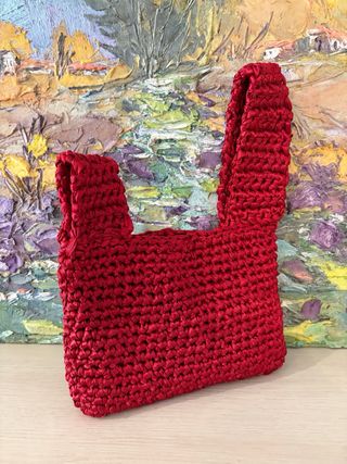 Bolso tejido a crochet