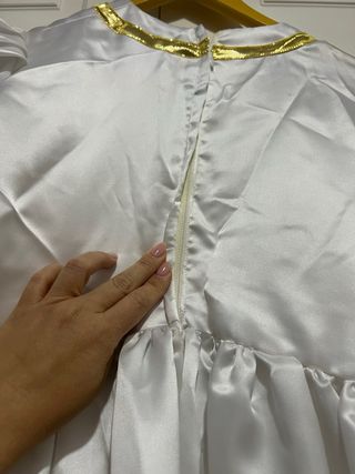 Disfraz Angelito Blanco y Dorado