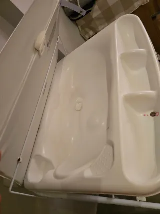 Cambiador bañera bebé plegable