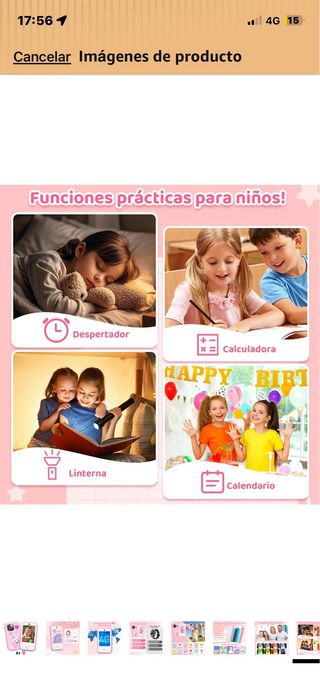 Móvil Rosa Infantil Zorro