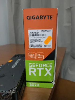 RTX 3070 Gigabyte para reparar o piezas