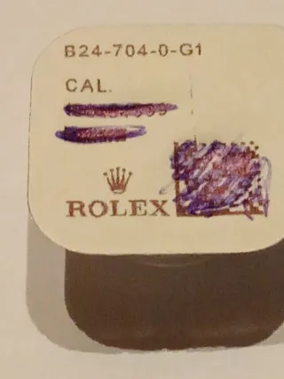 ROLEX CORONA,TUBO Y JUNTAS PARA SUBMARINER