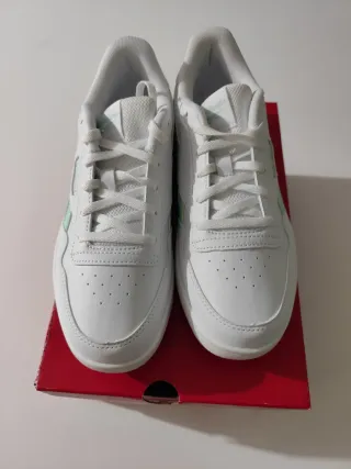 Zapatillas Reebok Juvenil Blancas y Verdes