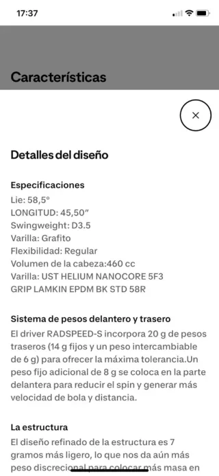Driver Cobra 10.5° R Flex