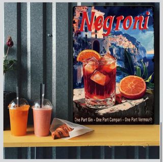 Targa in Latta Negroni Cocktail Vintage