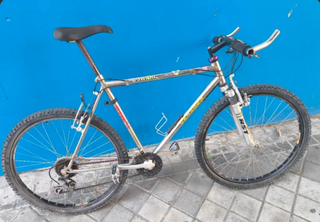 Bicicleta MTB Downhill de Competición Antigua