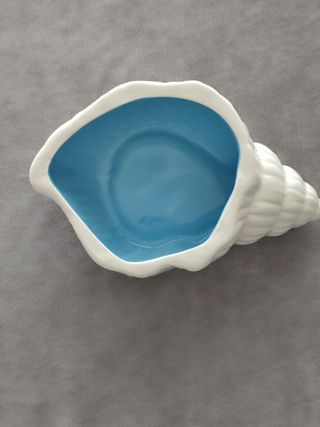 Porta-joias Taça Platito Joyas Cerâmica Concha