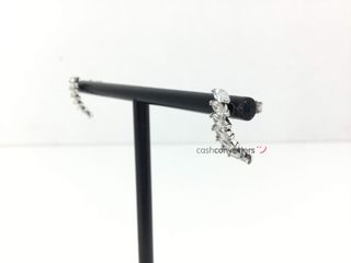 pendientes oro 18k con piedra con circonita