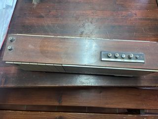 Radio Transistor Antigua Marrón/Plata