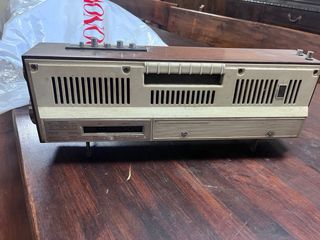 Radio Transistor Antigua Marrón/Plata