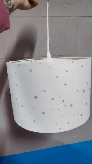 Lámpara de techo infantil estrellas