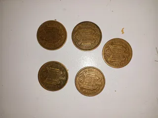 4 Monedas 1 Peseta 1944 escucho ofertas