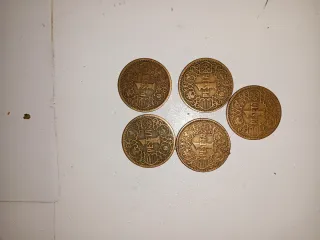 4 Monedas 1 Peseta 1944 escucho ofertas
