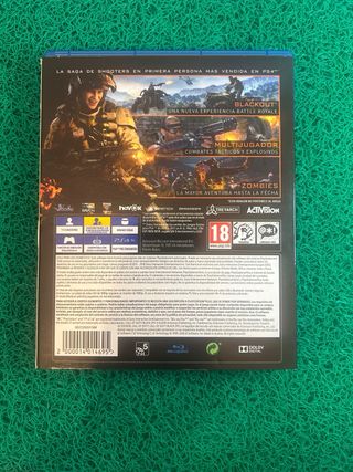 Lote Call of Duty PS4 WWII + Black Ops 4