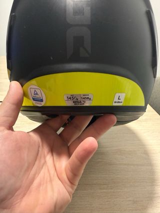 Casco HJC RPHA 70 Negro y Amarillo