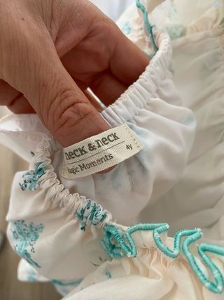 Vestido niña ceremonia 3-4 años floral