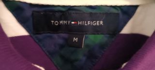 Polo Tommy Hilfiger Rayas Morado Talla M
