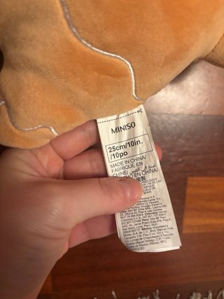 Peluche Panda Miniso stile Pan di Zenzero