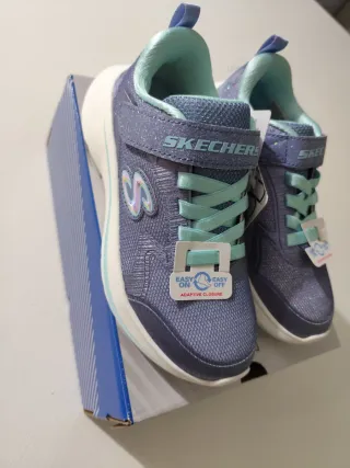 Zapatillas Skechers Niña Azul/Morado