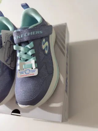 Zapatillas Skechers Niña Azul/Morado