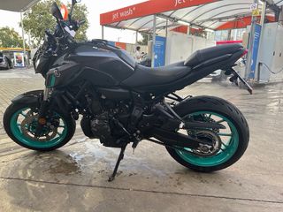 Yamaha MT07 A2 Midnight Cyan 2024