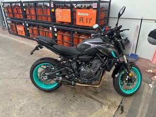Yamaha MT07 A2 Midnight Cyan 2024
