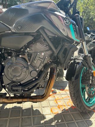 Yamaha MT07 A2 Midnight Cyan 2024