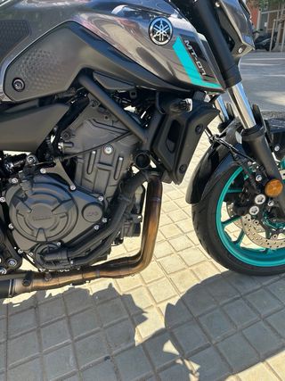 Yamaha MT07 A2 Midnight Cyan 2024