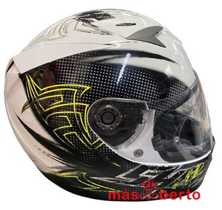 Casco Shark S900 Finks T-M Blanco
