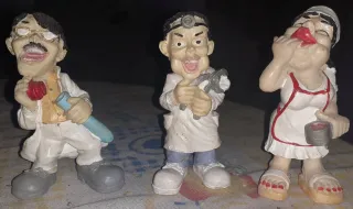 Figuras Colección Profesiones Poliresina Antiguas
