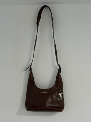 Bolso Silfen marrón, doble correa.