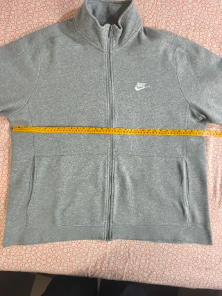 Felpa Nike Grigia Zip Intera