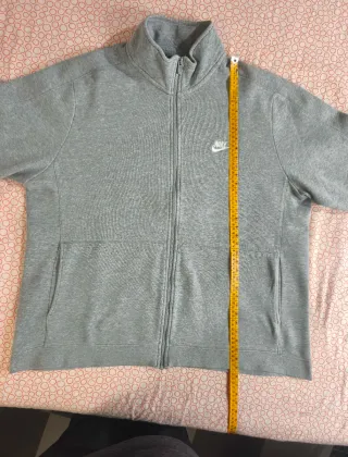 Felpa Nike Grigia Zip Intera