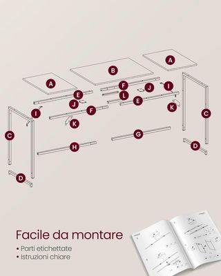 Escritorio para Computadora, Estación de Trabajo, 60 X 160 X 76 Cm, Escritorio de Oficina, Estudio Dormitorio Sala de Estar, Marrón Vintage y Negro Tinta LWD121K01