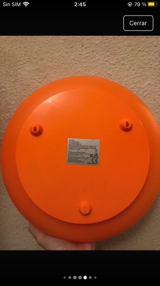 Lámpara donut táctil sin cables