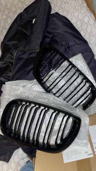 Rejillas/Pulmones BMW Negro Brillante