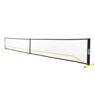 Sistema de Red de Pickleball Portátil, Red de Tamaño Regulamentario de 6.7 m, Marco de Metal Resistente a la Intemperie y Red de PE Fuerte, Red de Juego al Aire Libre con Bolsa de Transporte, Mont...