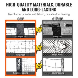 Sistema de Red de Pickleball Portátil, Red de Tamaño Regulamentario de 6.7 m, Marco de Metal Resistente a la Intemperie y Red de PE Fuerte, Red de Juego al Aire Libre con Bolsa de Transporte, Mont...