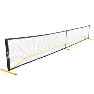 Sistema de Red de Pickleball Portátil, Red de Tamaño Regulamentario de 6.7 m, Marco de Metal Resistente a la Intemperie y Red de PE Fuerte, Red de Juego al Aire Libre con Bolsa de Transporte, Mont...