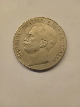 5 Lire Vittorio Emanuele III 1911 VITTORIO EMANUEL