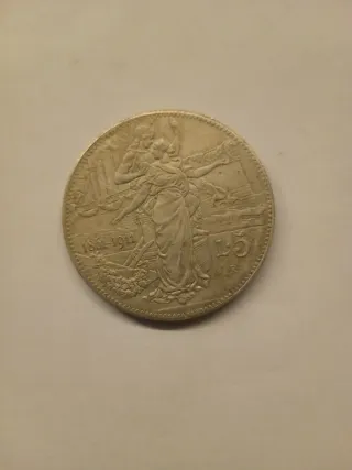 5 Lire Vittorio Emanuele III 1911 VITTORIO EMANUEL