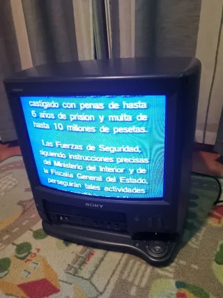 TV 14" Sony Trinitron con VHS