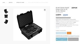 DZOFILM VESPID 2 Lentes Cinematográficas