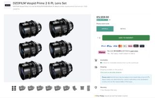 DZOFILM VESPID 2 Lentes Cinematográficas