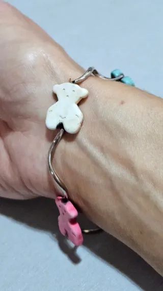 Pulsera ositos bisutería