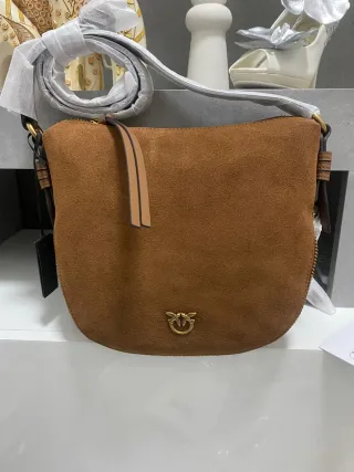 Borsa Pinko camoscio marrone